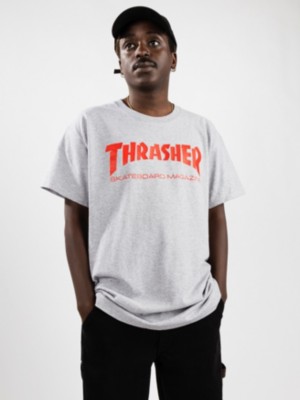 Thrasher t cheap shirt grey